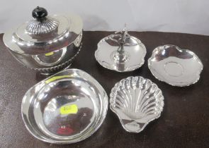 A collection of hallmarked silver