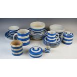 A collection of assorted Cornish Kitchen wares, by various makers, includes; milk jug, preserve