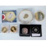 Collectors Coins Relating to Princess Diana and one commemorating Concorde's first flight