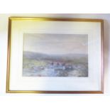 C. Brooke Branwhite, Clapper Bridge _ Dartmoor, watercolour, 59.5x46.5cm incl. glazed frame