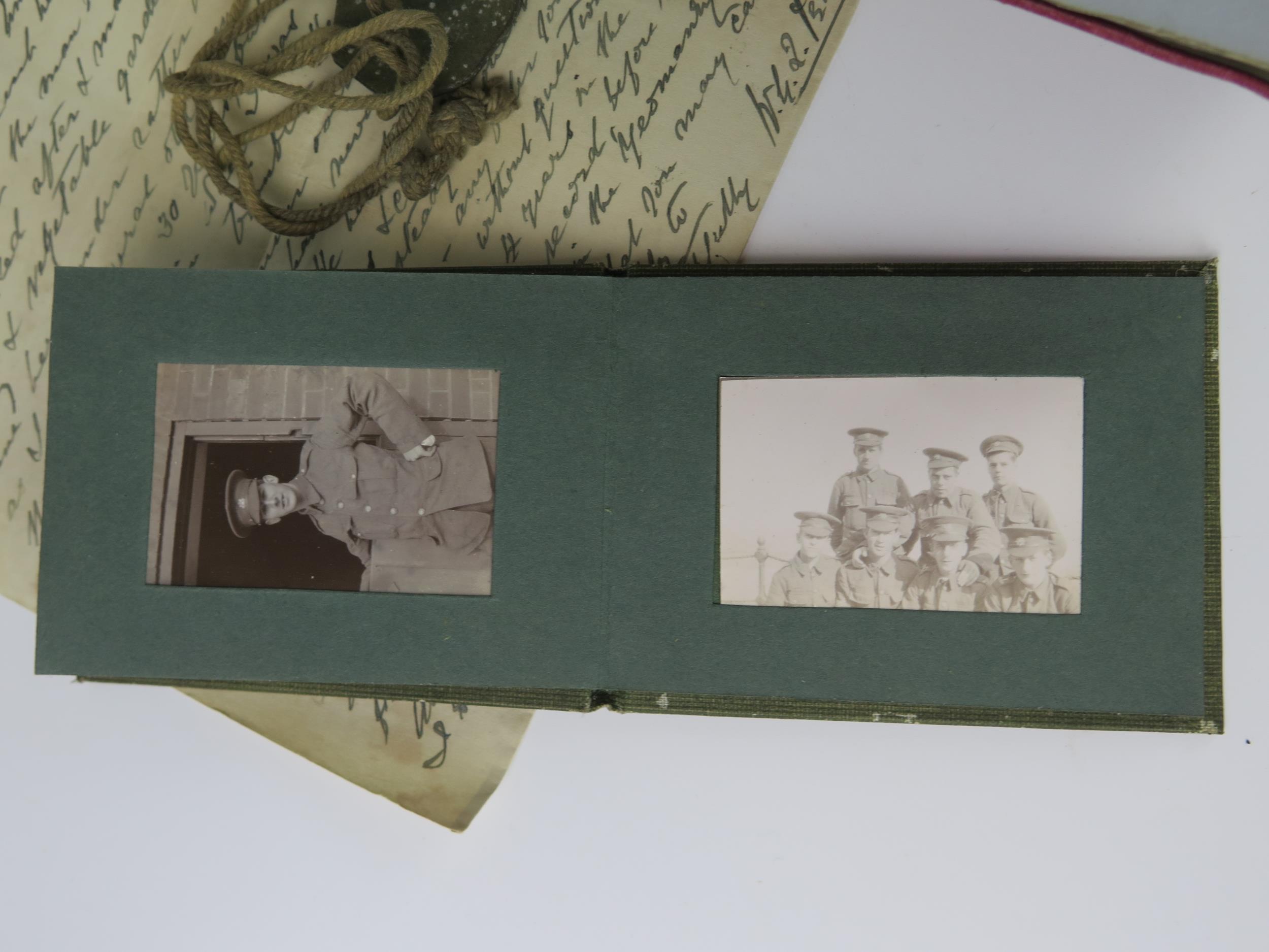 A small collection of military ephemera, including photographs, identity tags, driving licence - Image 3 of 3