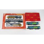 Hornby OO Gauge Train Pack pair - (1) R332 with R370 HST Power Car, R371 and R426, (2) R2161