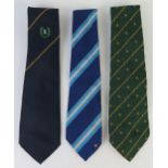 Three Rolls-Royce gentleman's neck ties.