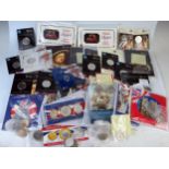 Collection of GB Coin Memorial Packs including year packs for 2003, 2004, 2006, 2007, two types