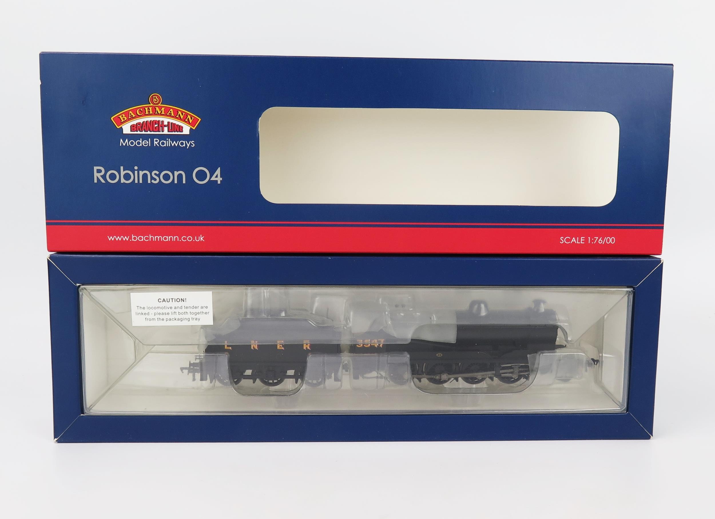 Bachmann OO Gauge Robinson O4 No.3547 LNER Black 21DCC - excellent in box