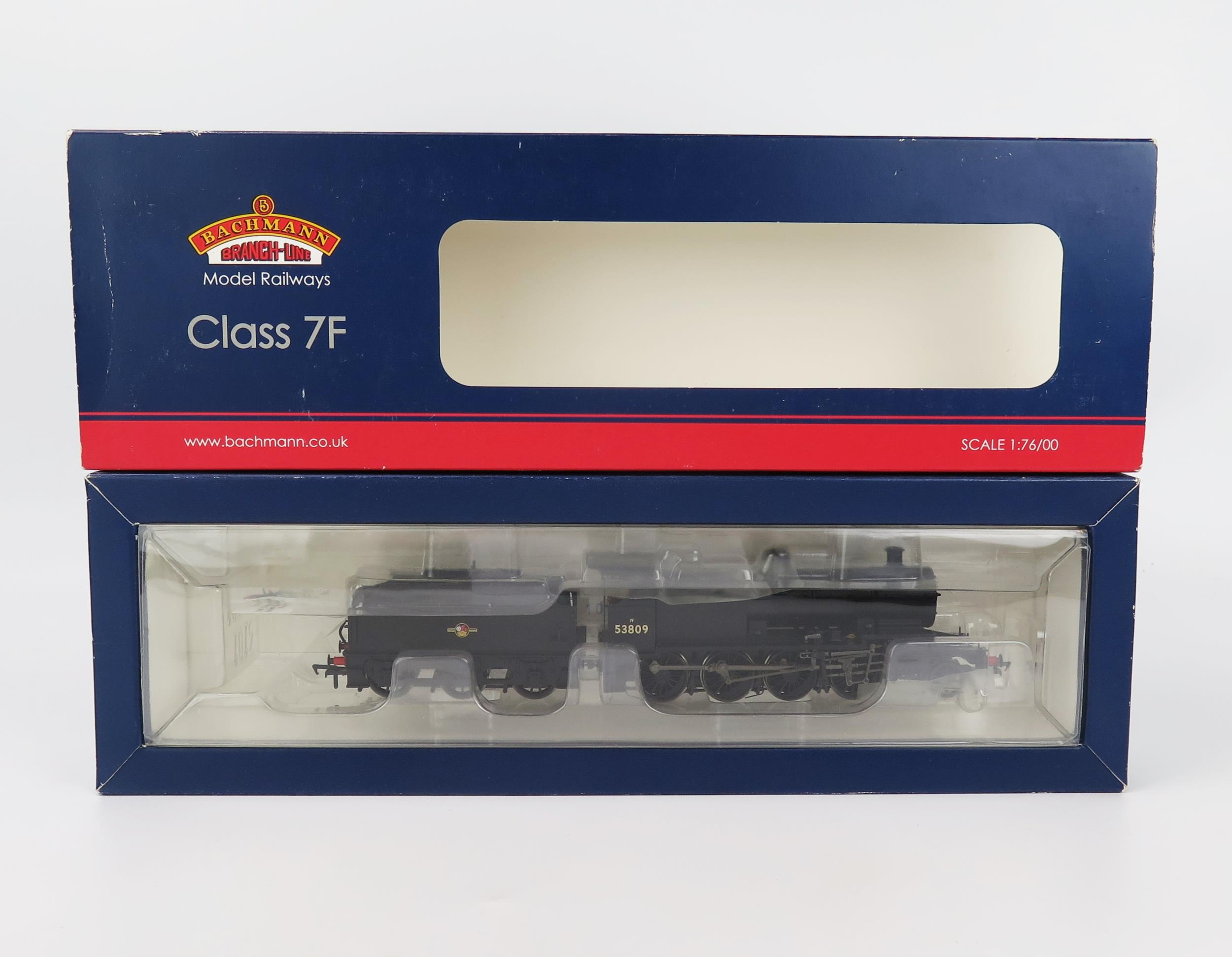 Bachmann OO Gauge 31-011 Class 7F No.53809 BR Black Late Crest 21DCC - excellent in box