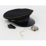 Station Master's Hat, Whistle and Volt Meter