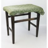 King George V Coronation Stool by Thomas Glenister Co. sold with book of ceremonies dated 22nd