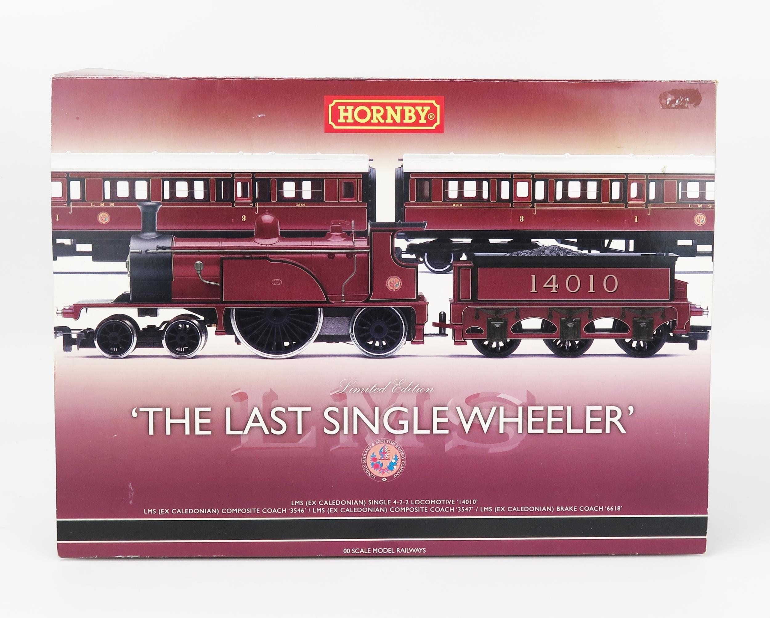 Hornby OO Gauge Limited Edition R2806 'The Last Single Wheeler' Train Set, LMS Single 4-2-2 Loco -