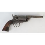 Colt 'Long Colt' Five Shot Percussion Revolver, 10mm proofed on all chambers, indistinct colt type
