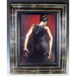 Fabian Perez, El Baile del Flamenco en Rojo II, limited edition hand finished giclée print 15/195,