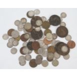 Selection of Victorian and later Coins including 3d, c. 190g