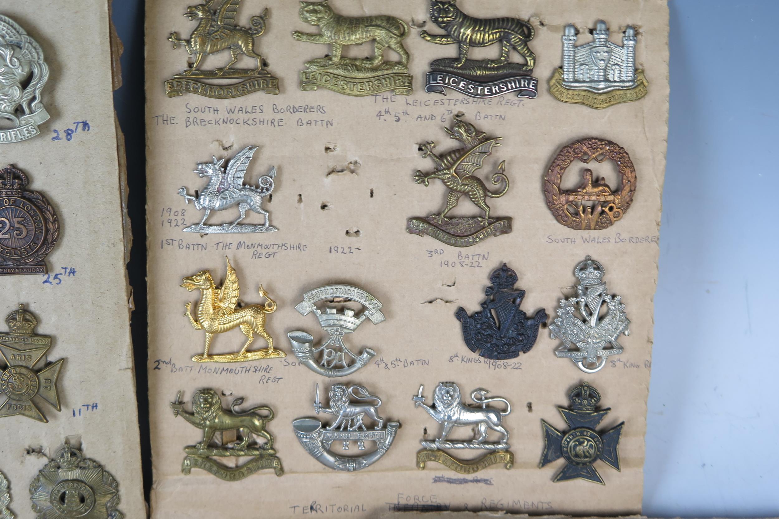 Collection of Military Cap Badges including 102 and 104 Bengal Fusiliers, Mine Clearance Service, - Image 4 of 10