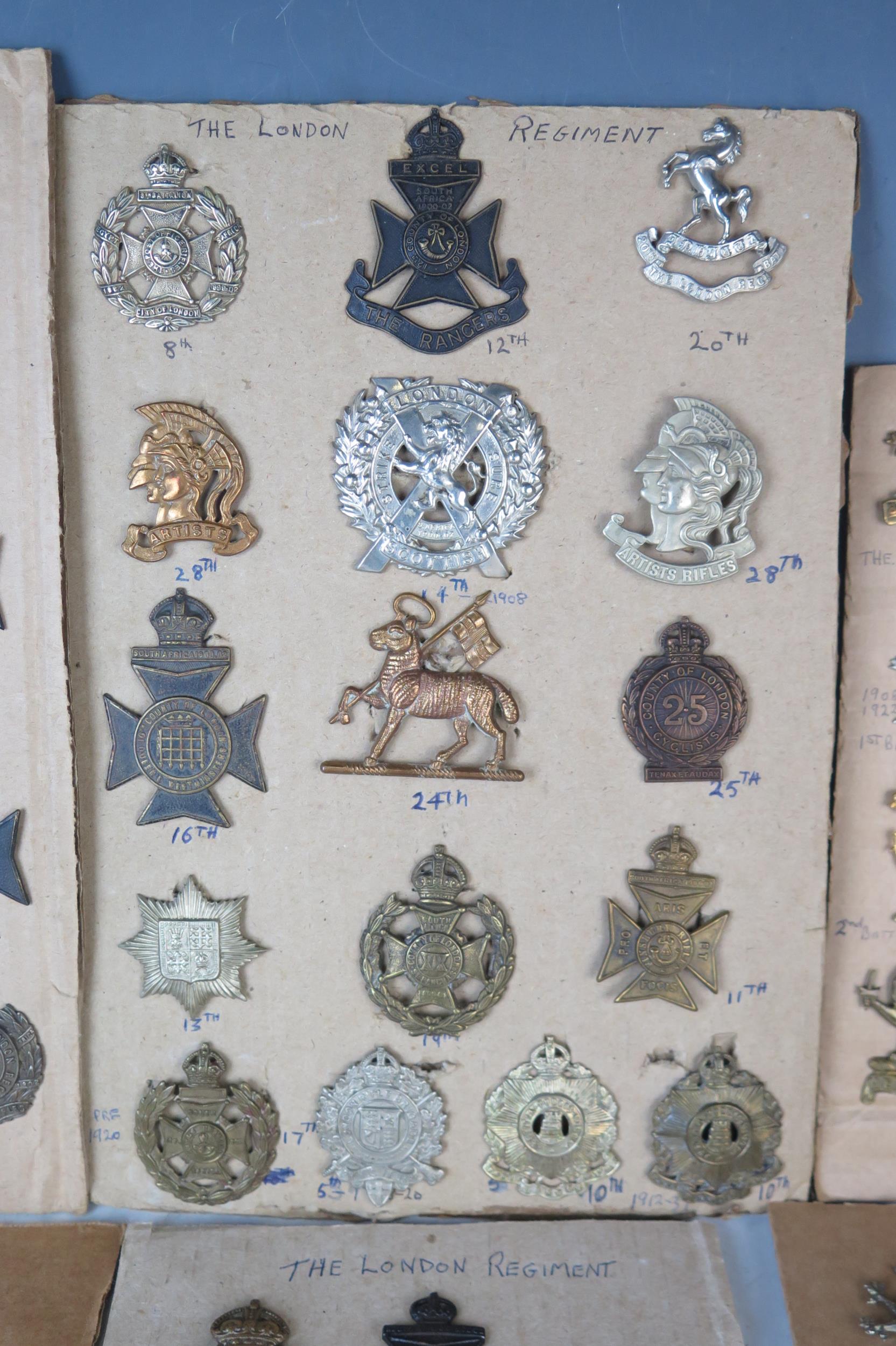 Collection of Military Cap Badges including 102 and 104 Bengal Fusiliers, Mine Clearance Service, - Image 3 of 10