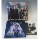 R.O. Lenkiewicz, illustrated art book, White Lane Press, signed by the artist, Anna Navas and