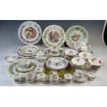 A collection of Wedgwood Beatrix potter ceramics, including; nursery tea service, Royal Doulton '