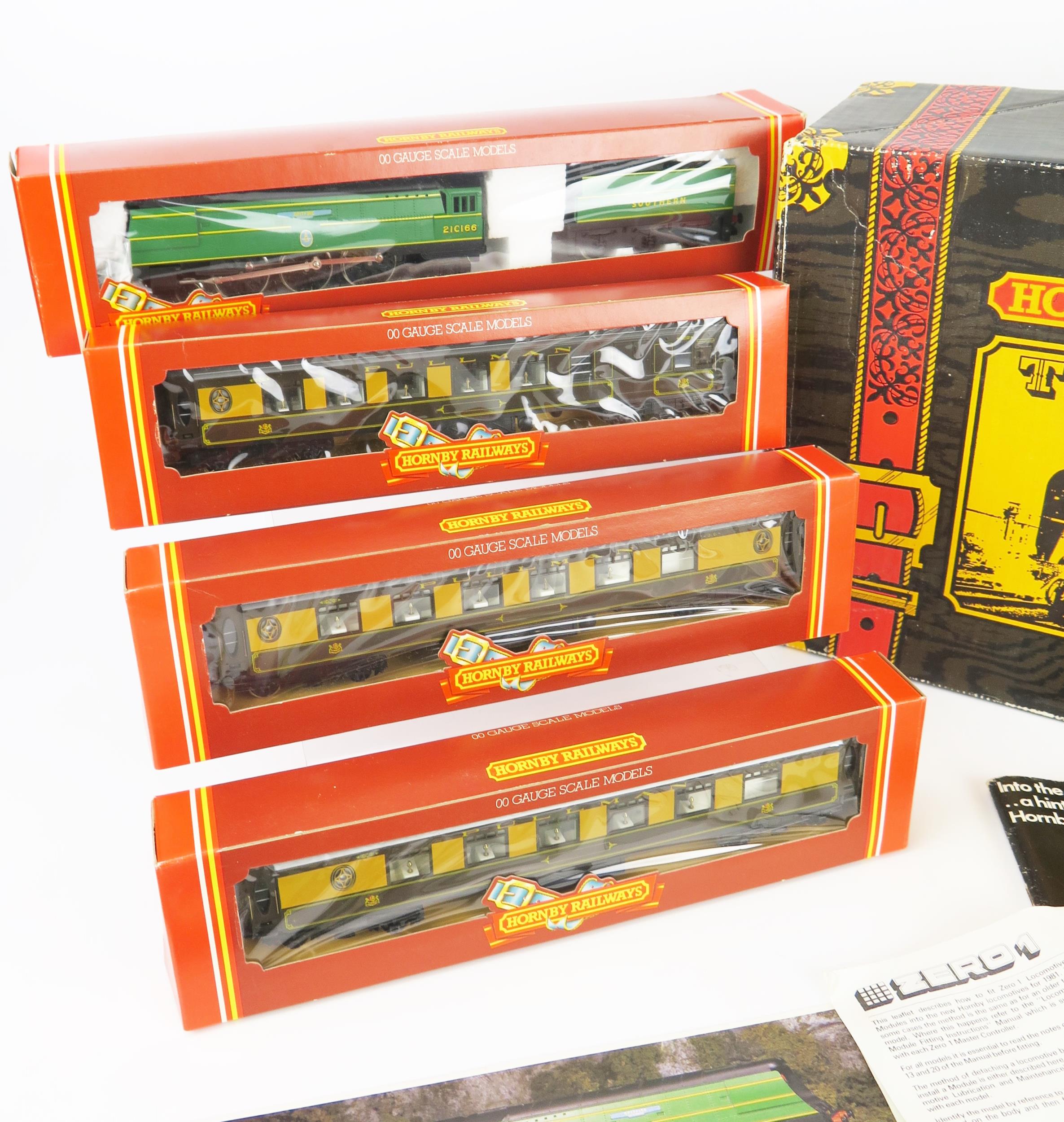 Hornby Treasure Chest Containing OO Gauge R374 SR Battle of Britain Class 'Spitfire' 21C166 with 3 - Image 2 of 2