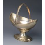 A George III silver swing-handled sugar basket, maker Peter,, Ann & William Bateman, London, 1800,