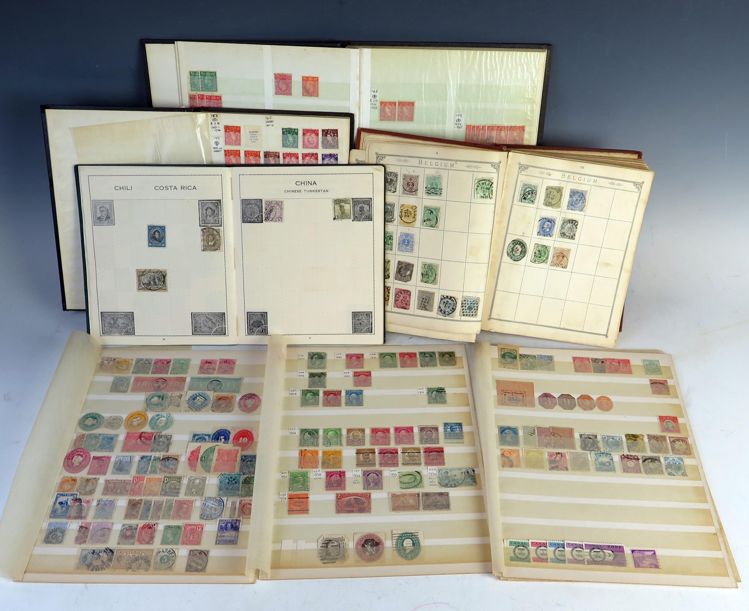 Collection of World Stamps including India, Cape of Good Hope, USA, etc.