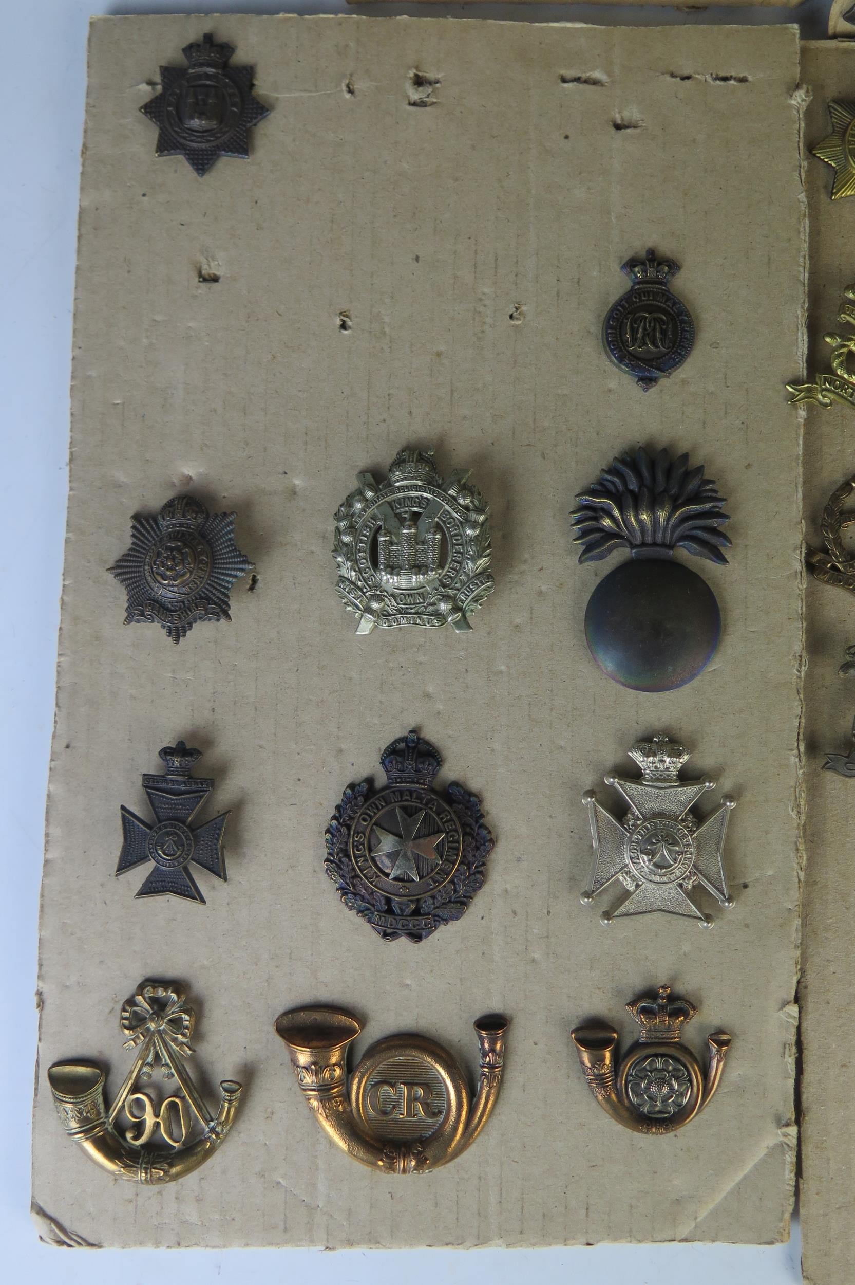 Collection of Military Cap Badges including R.N.D., Royal Marines, Navy, Scottish King's - Image 7 of 7