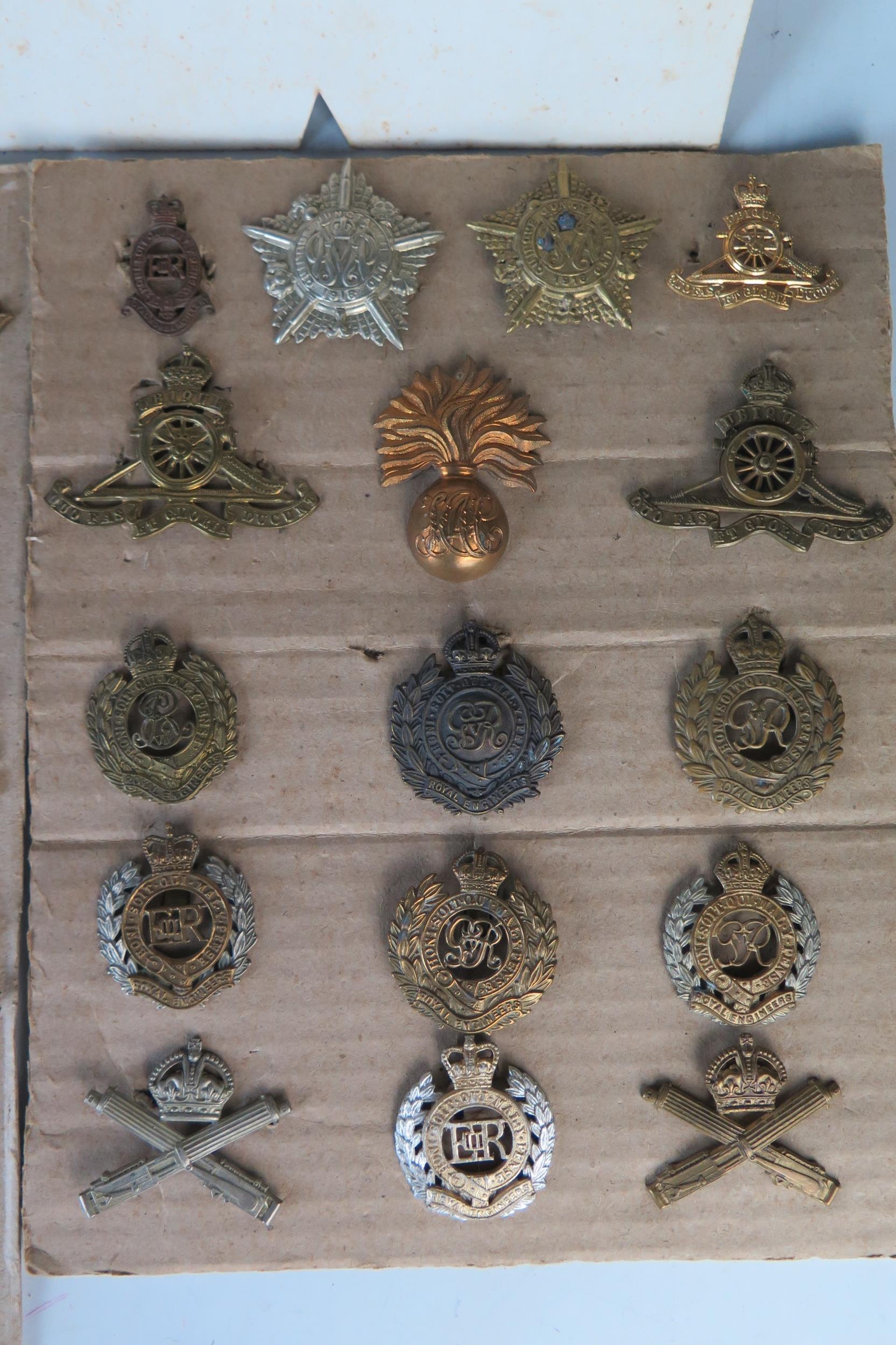 Collection of Military Cap Badges including R.N.D., Royal Marines, Navy, Scottish King's - Image 5 of 7