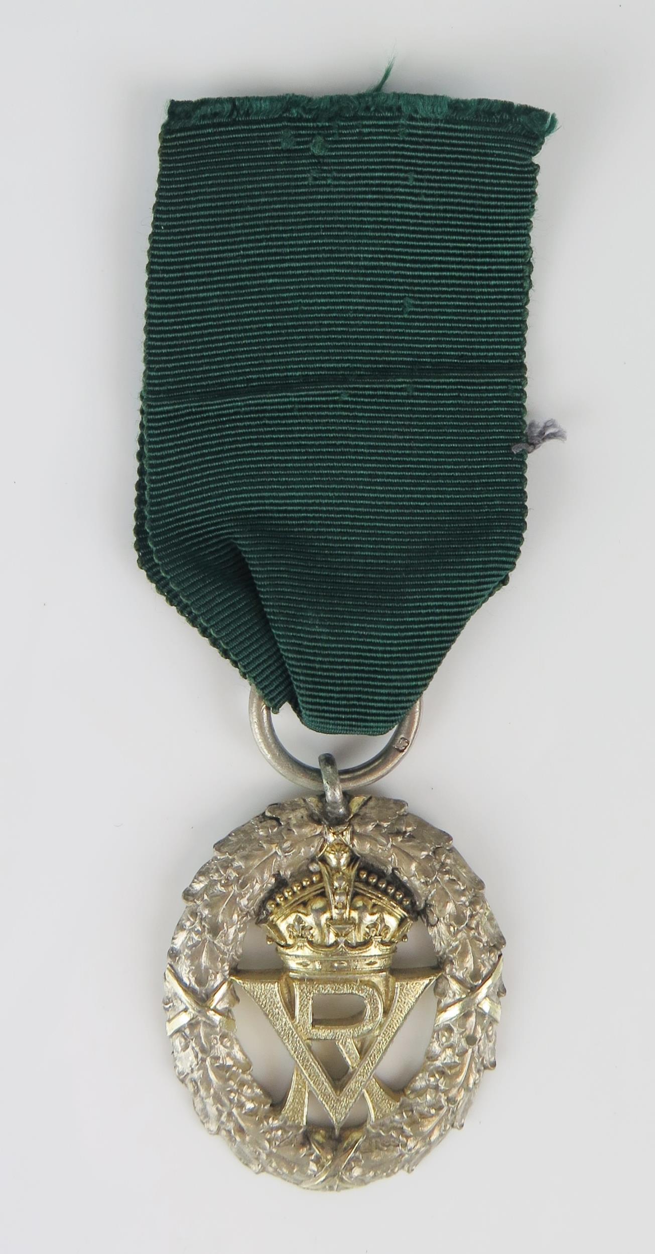 Volunteer Officer's Decoration, 1st Issue, hallmarked 1892