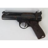 A Webley Premier .22 calibre air pistol