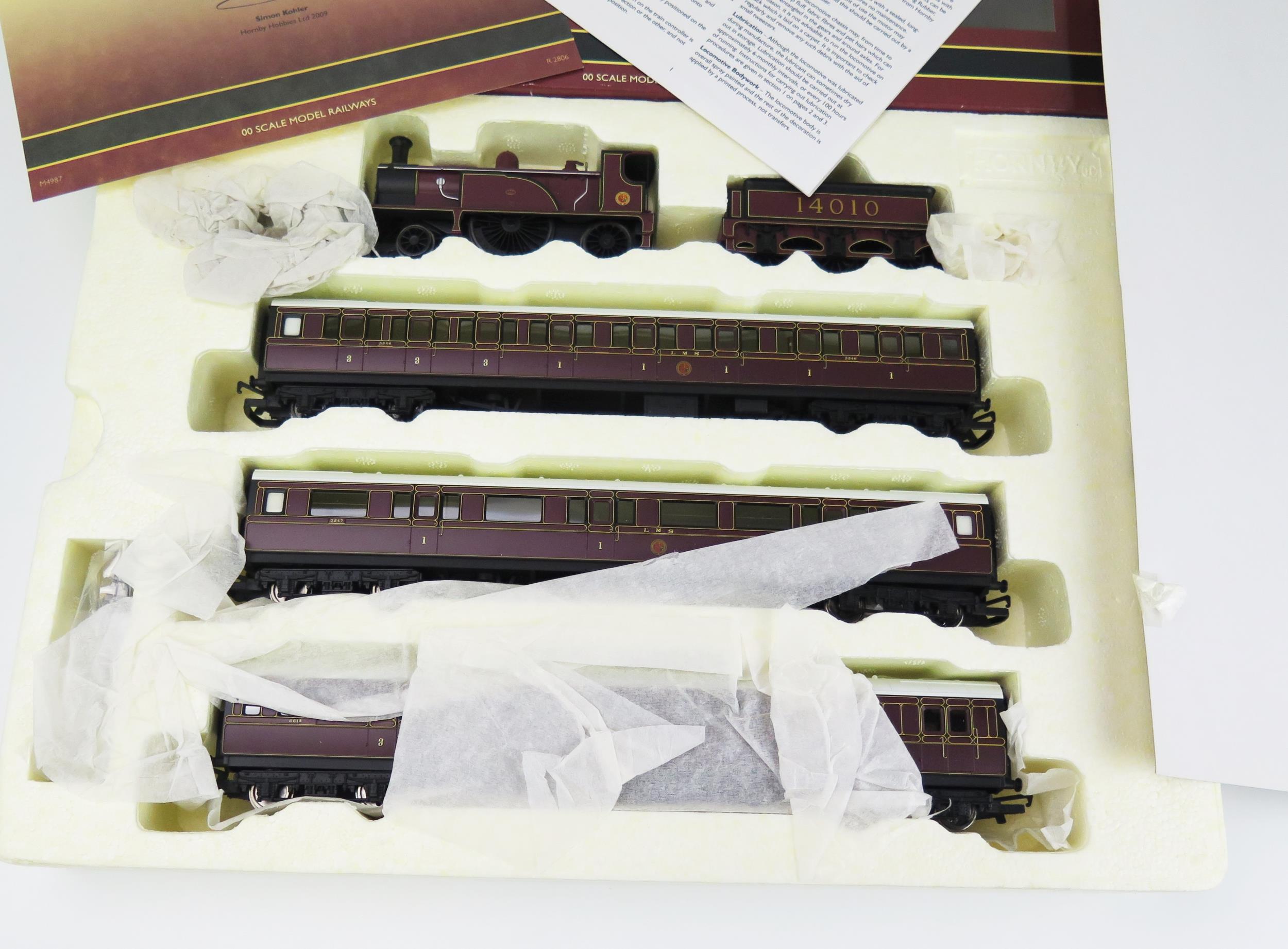 Hornby OO Gauge Limited Edition R2806 'The Last Single Wheeler' Train Set, LMS Single 4-2-2 Loco - - Image 3 of 3