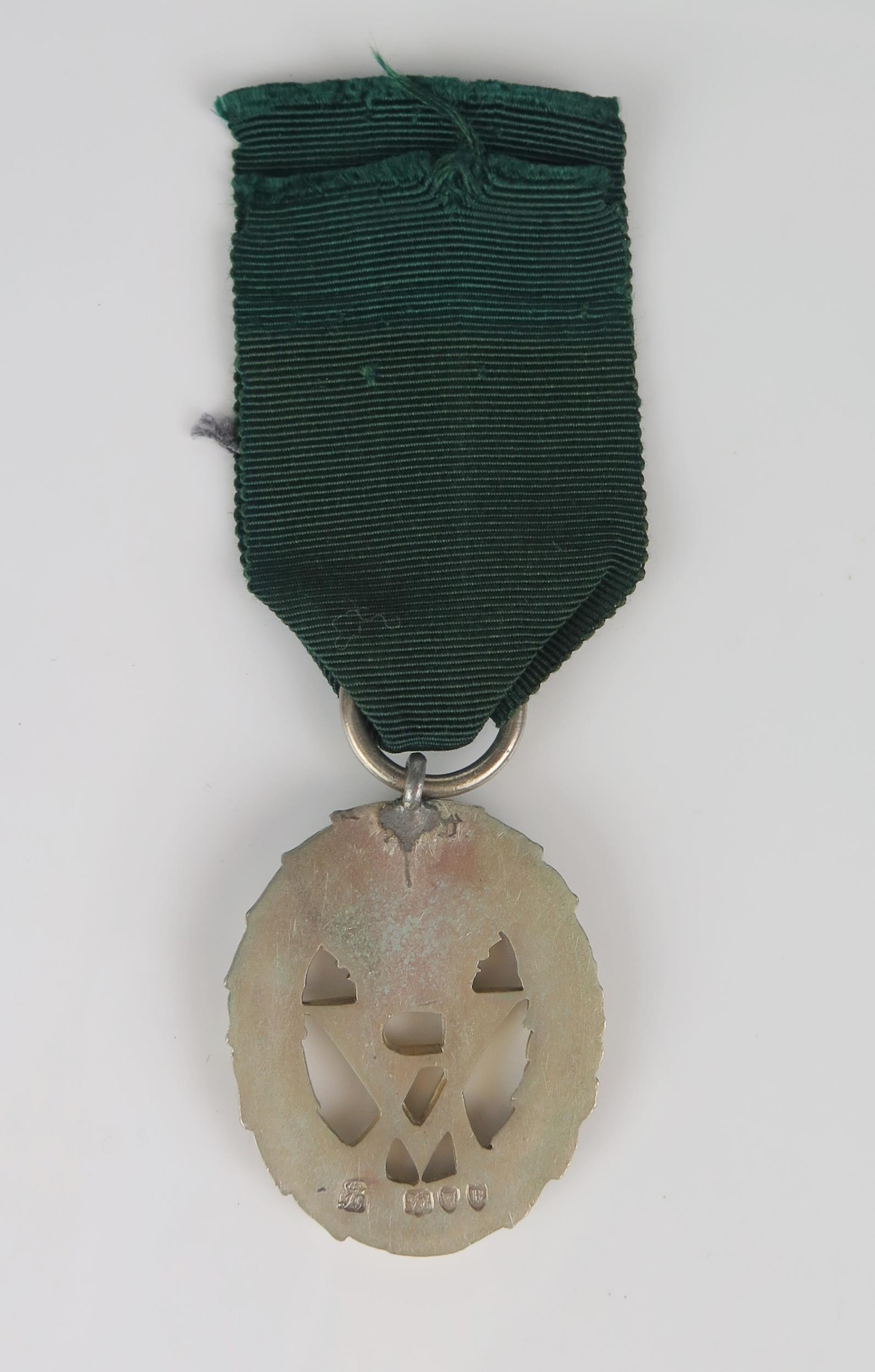 Volunteer Officer's Decoration, 1st Issue, hallmarked 1892 - Image 3 of 3