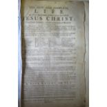 Paul Wright, Life of Christ, printed for Alex Hogg 1782