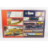 Lima OO Gauge Container Unloader Train Set with Class 33 Diesel BR Blue - excellent in box