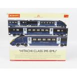 Hornby OO Gauge R2821 X Hitachi Class 395 EMU 4 Car Train Pack, DCC FITTED - excellent in box