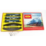 Triang Hornby OO Gauge RS52 The Blue Pullman Train Set - excellent to very good in tatty box with