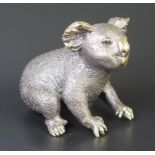 Modern Bronze Koala, indistinct signature, c. 5.5cm high