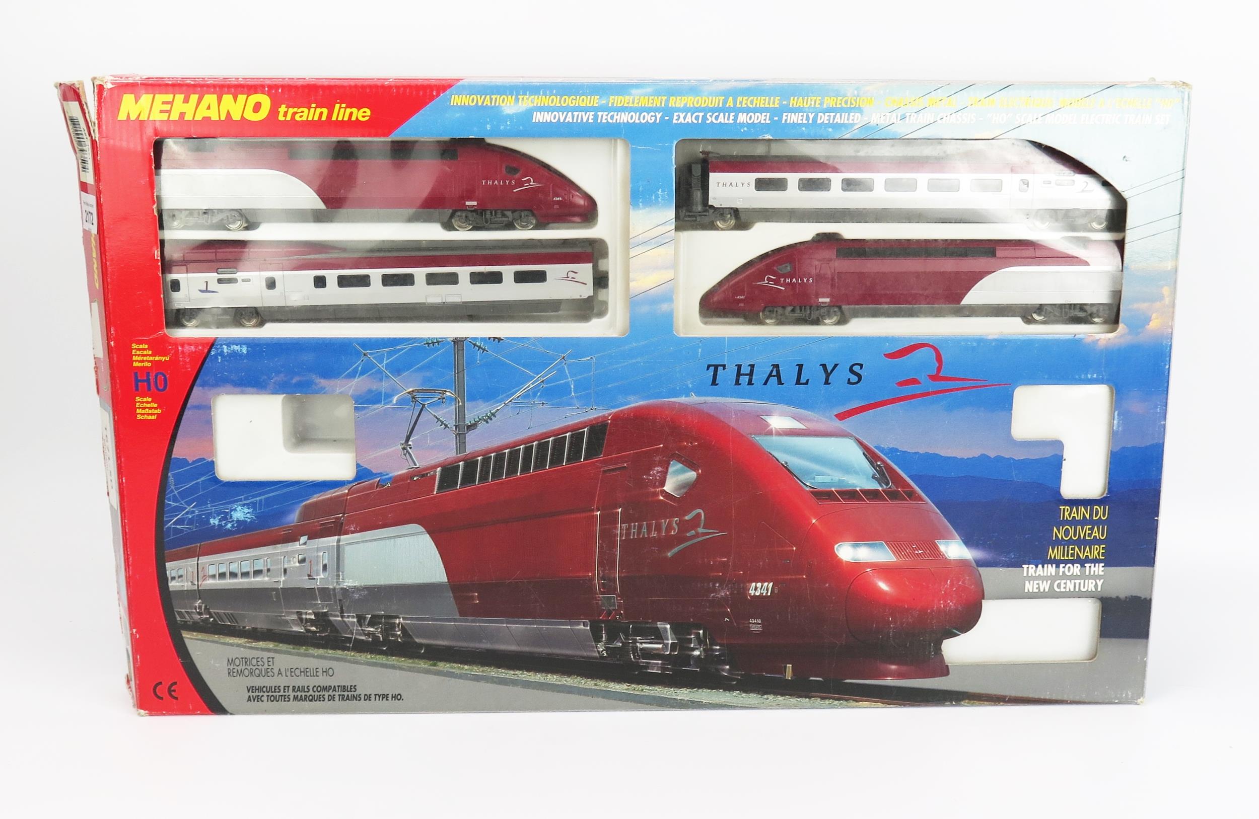Mehano T671 HO / OO Gauge TGV Thalys Train Set - loco and coaches only - excellent in box