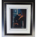 Jack Vettriano, Night Geometry , pencil signed limited edition giclée print 111/495 with COA