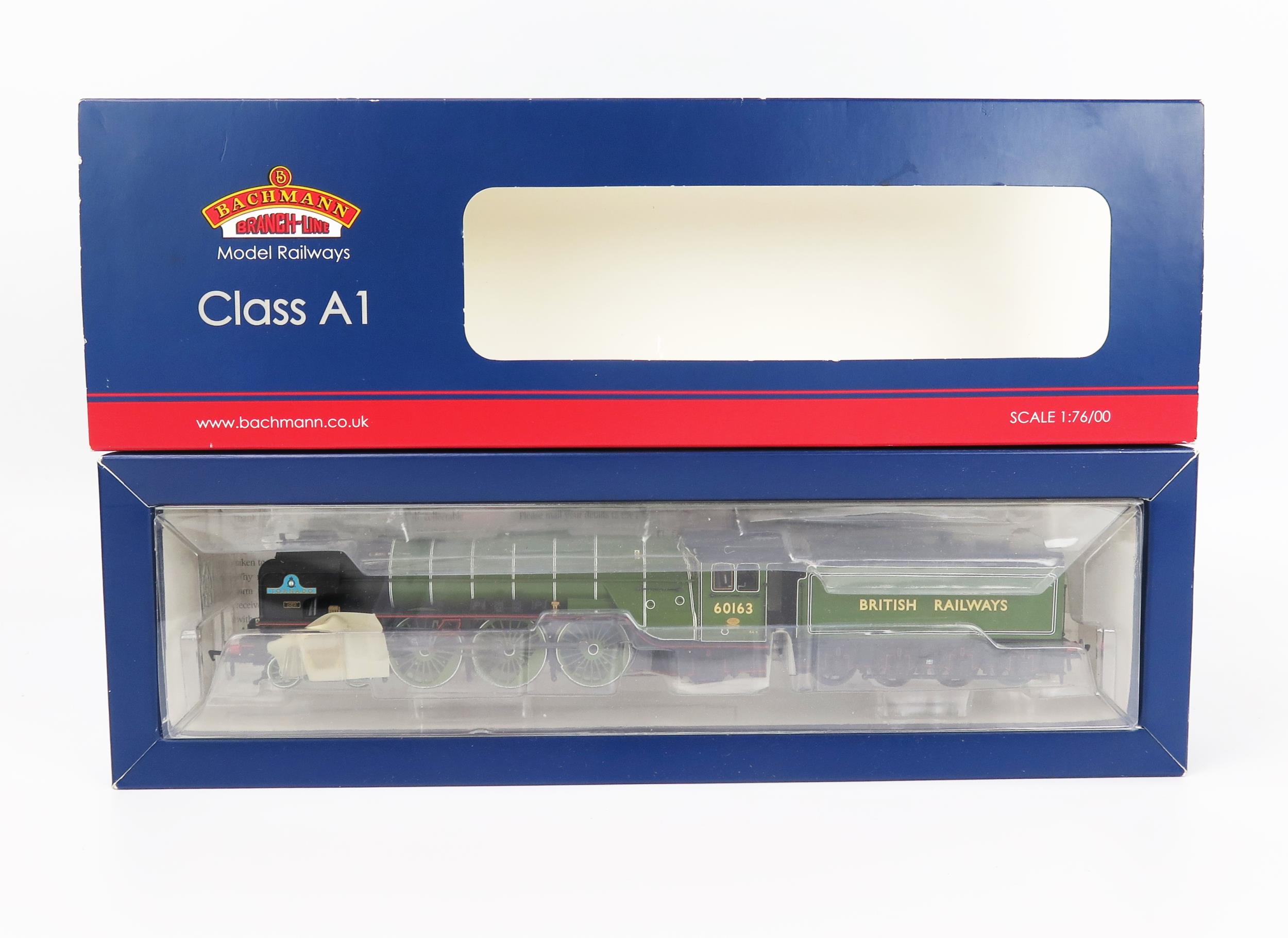 Bachmann Branch-Line OO Gauge 32-550A A1 Class 60163 "Tornado" BR Apple Green, DCC - excellent in