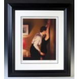 Jack Vettriano, Game On, pencil signed limited edition giclée print 284/495 with COA verso,