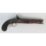 William Powell & Son Military Howdah Percussion Pistol, 13 bore, 36.5mm overall length