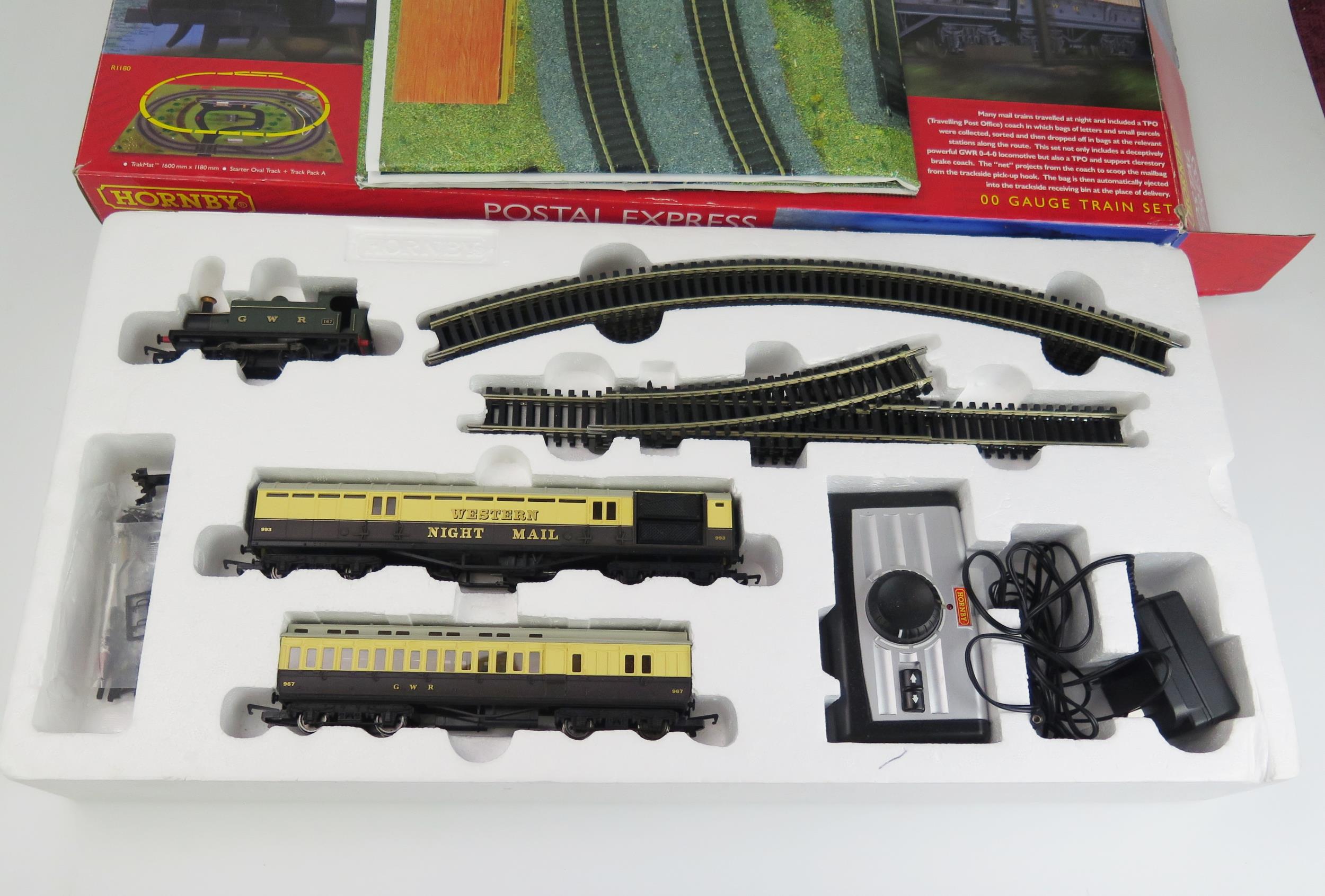 Hornby OO Gauge R1180 Postal Express with GWR 0-4-0 Loco - excellent in box - Image 2 of 3