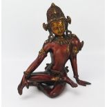 An Oriental Bronze Figure, 23cm