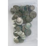A Collection of Victorian and later .925 and .500 Silver Coins including shillings, sixpences and