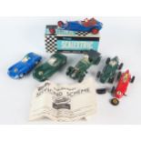 Scalextric, a collection of assorted cars including Alfa Romeo, Bentley Vanwall, Lotus, Aston Martin