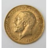 An Edward VII Gold Half Sovereign 1913
