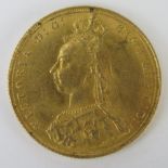 A Victorian Gold Sovereign 1887 Jubilee Head London Mint