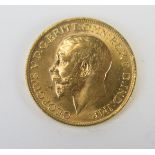 A George V Gold Sovereign 1912