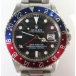 ROLEX Oyster GMT Master Chronometer with Pepsi bezel, Ref: 1675