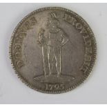 Swiss Cantons, Bern, Silver Thaler, 1795, BERNENSIS RESPUBLICA