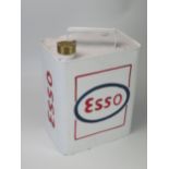 A repainted 'Esso' petrol can