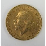 An Edward VII Gold Half Sovereign 1912